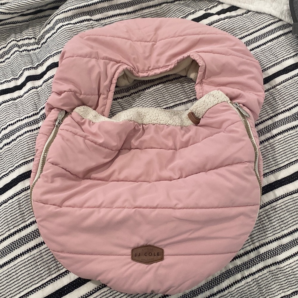 Infant carseat cover for winter